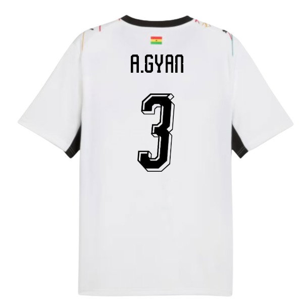 2026-2027 Ghana Home Shirt (A.Gyan 3)-SoccerKits Hub | Buy Soccer Jerseys Online